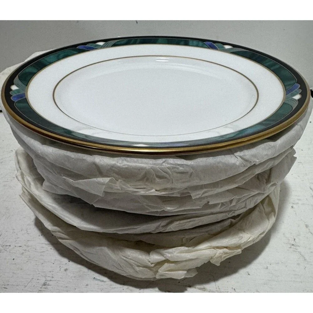 Lenox Kelly Salad Plate Bread Plate Debut Collection USA Brand New Set Of 8